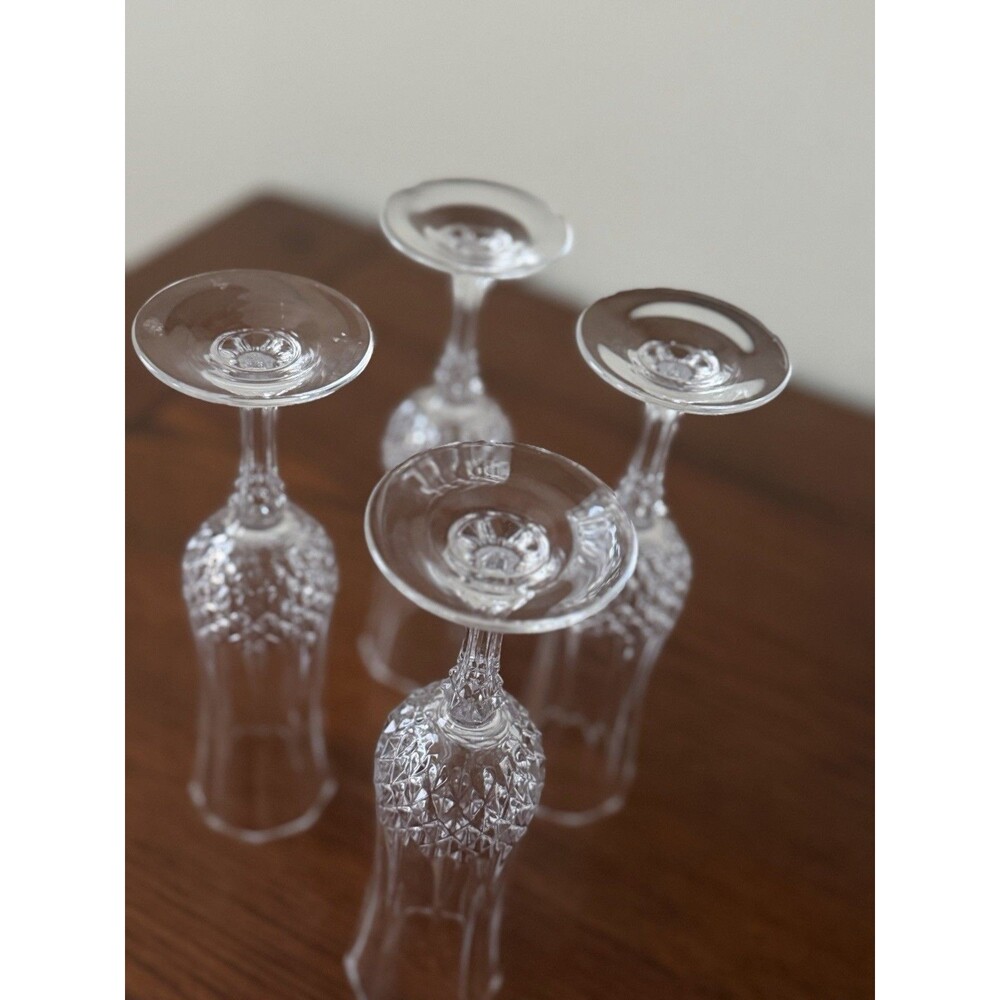 Cristal D'Arques Valencay Champagne Flutes Set (4) Made In France - Picture 9 of 13
